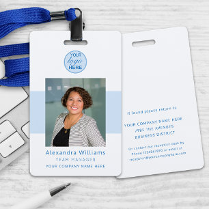 Employee photo ID Company Security Personalized ID Badge