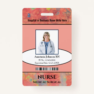 Employee Photo ID Identification Business Custom ID Badge