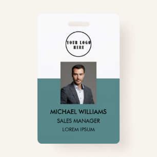 employee Photo-ID Weiss Green Blue ID ID Badge