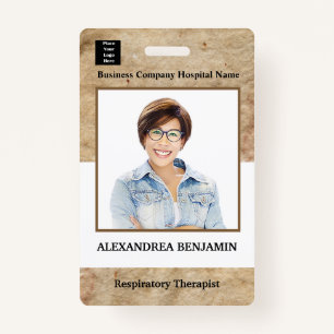 Employee Photo Medical ID Card Logo Personalised   ID Badge