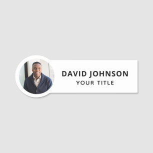 Employee Photo Name Tag 