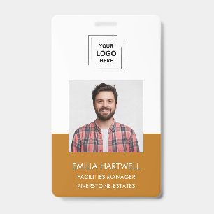 Employee Photo Professional Identity Design ID Badge