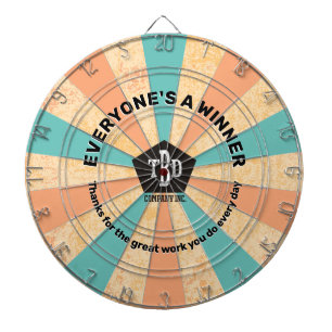 Employee recognition engagement prize dart board