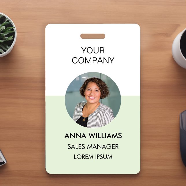 employee round Photo ID ID Badge (Creator Uploaded)