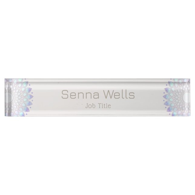 Employee Staff Magnetic Name Tag Badge Nameplate (Front)