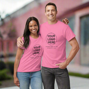 Employee Staff Uniform Unisex Business Logo  T-Shirt