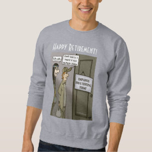 Employee Testing Men's Navy Blue Sweatshirt