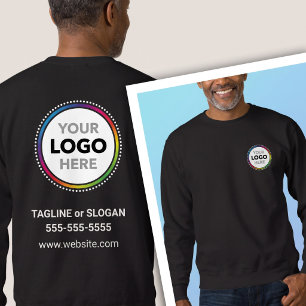 Employee Uniform with Logo & Contact Info - Sweatshirt
