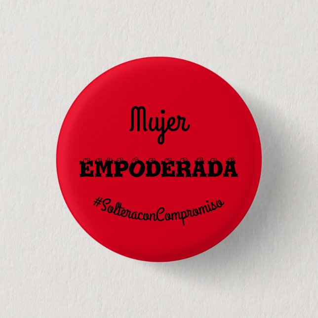 EMPODERADA 3 CM ROUND BADGE (Front)