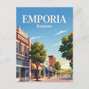 Emporia, Kansas Postcard