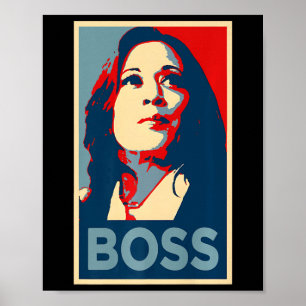 Empower Boss Kamala Harris Hope Poster 47 Rally Wo
