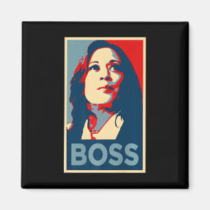 Empower Boss Kamala Harris Hope Poster 47 Rally Wo Magnet