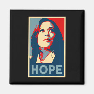 Empower Hope Joy Kamala Harris Obama Poster 47th S Magnet