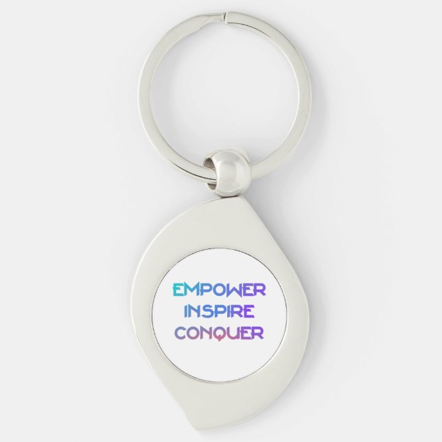 Empower Inspire Conquer Key Ring (Front)