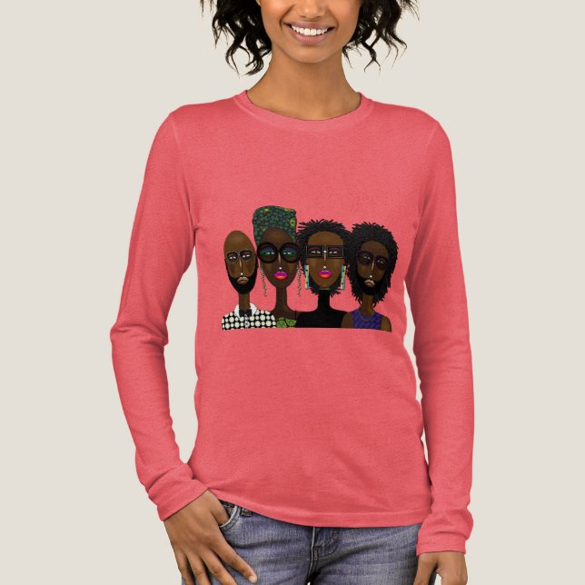 “Empower Your Look with Vibrant Pop Art Fashion.” Tri-Blend Shirt (Front)