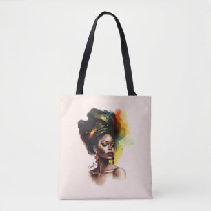 Empowered African-American Woman (2) Tote Bag