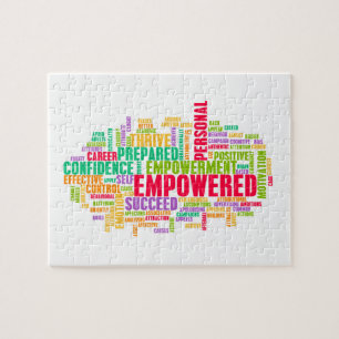 Empowered or Empowerment of Self as a Concept Jigsaw Puzzle