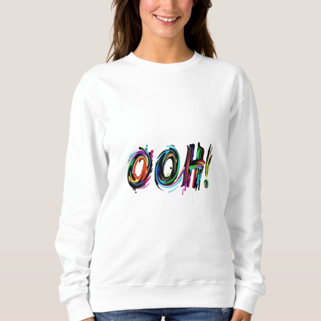 Empowered & Stylish: Women's Graphic Tee" Sweatshirt (Front)