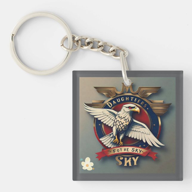 "Empowered Wings" Key Ring (Front)