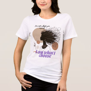 Empowered Woman Boho Art – I Am What I Choose Tri-Blend Shirt