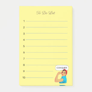 Empowered Woman To Do List Post-it Notes