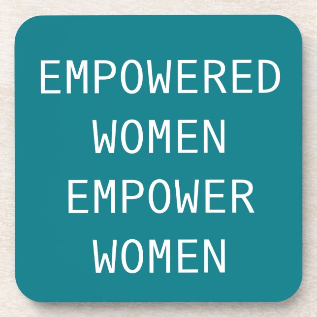 Empowered Women Empower Cool RBG Coaster (Front)