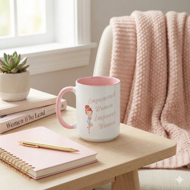 Empowered Women Empower Women Mug (Empower someone special with this, "Empowered women empower women" mug! )
