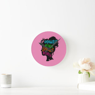 Empowered Women Empower Women Round Clock