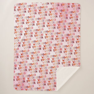 Empowered Women Empower Women Sherpa Blanket