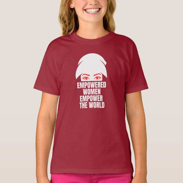 Empowered Women Empower World National Women Day T-Shirt (Front)