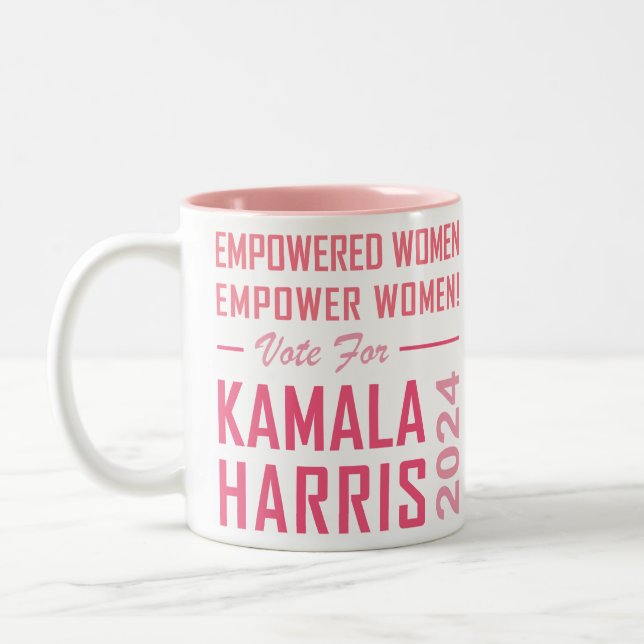 EMPOWERED WOMEN... Two-Tone COFFEE MUG (Left)
