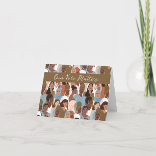 Empowered Women Vote Blank Inside Card