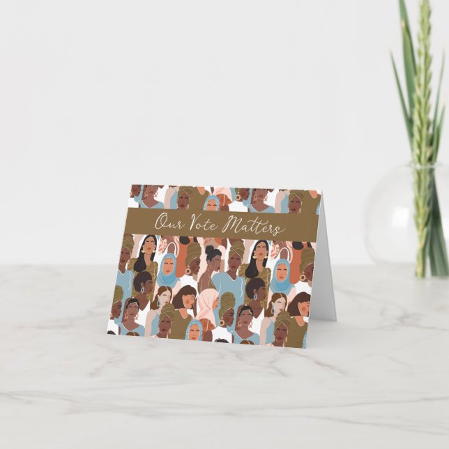 Empowered Women Vote Blank Inside Card (Front)