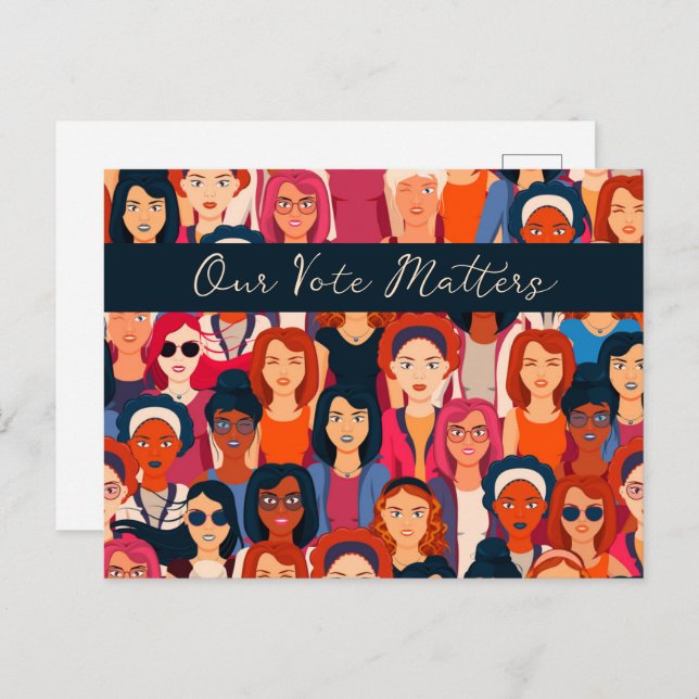 Empowered Women Vote  Postcard (Front/Back)