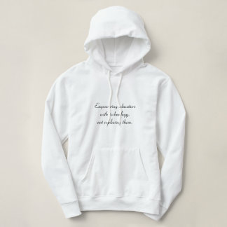 Empowering educators-Hooded sweat shirt for women