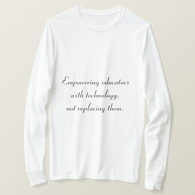 Empowering Educators Through Technology T-Shirt (Design Front)