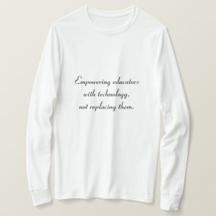 Empowering Educators with Style:Women’s Long-Sleev T-Shirt