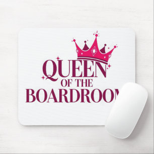 Empowering Female Leader Quote Pink Desk Mouse Pad