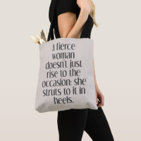 Empowering Fierce Woman Strong Confidence Quote