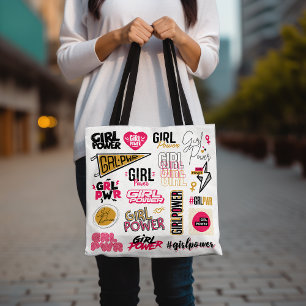 Empowering Girl Power Stylish and Functional Tote Bag