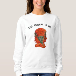 Empowering Goddess Art Spiritual Feminine Strength Sweatshirt