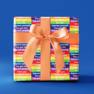 Empowering Pride Wrapping Paper Sheets