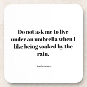 Empowering quote coaster