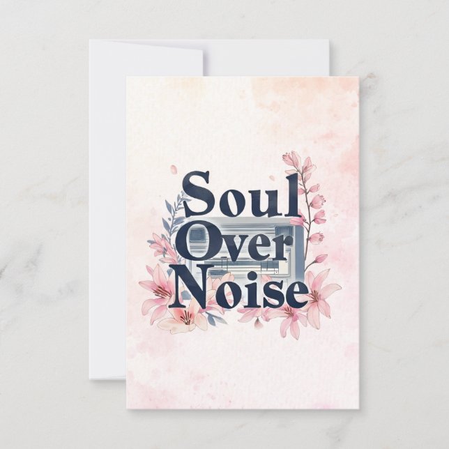 Empowering Quote Stationery Card (Front)