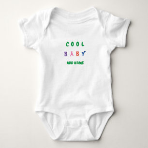 Empowering Quote Unique Edition of my Family Text Baby Bodysuit