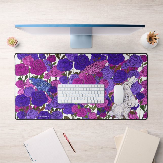 Empowering Rose Desk Mat (Office 1)