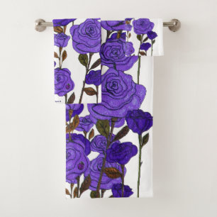 Empowering Roses Bath Towel Set