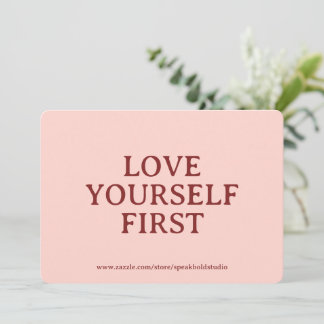 Empowering Self-Love Card – Custom Gift for Women