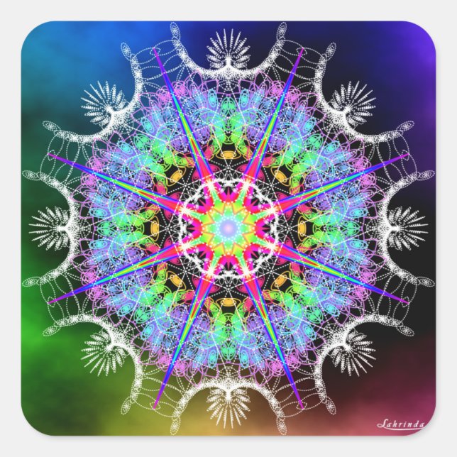 Empowering Square Sticker (Front)