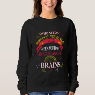 Empowering Steminist Girls Teen Women Math Science Sweatshirt